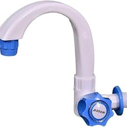Mosco Mini Sink Cock, Compact Water Tap, Blue and White, Aqua Series-image-6