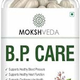 MOKSHVEDA BP Control used for Blood pressure, Ayurvedic Medicine, Hypertension Management - 60 Capsules-image-94