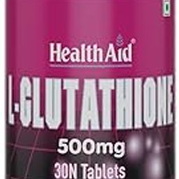 HealthAid L-Glutathione 500mg with Vitamin C For Glowing & Radiant Skin| Supplement for Glowing Skin, Anti Aging & helps improve detoxification | 30 tablets-17