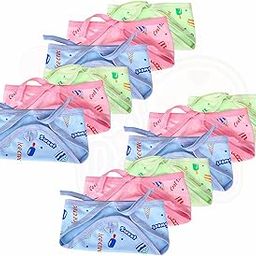 Mom's Darling Cotton Nappies for new born baby 0-6 months (Pack of 12) | Cotton baby langot | Soft, washable & reusable cloth diaper for new born baby| New born baby products/essentials |Multicolor.-10