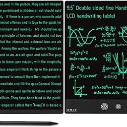 Amoretti Sonnet LCD Writing Tablet, 9.5in Double Display Erasable Reusable Electronic Drawing Pads-25