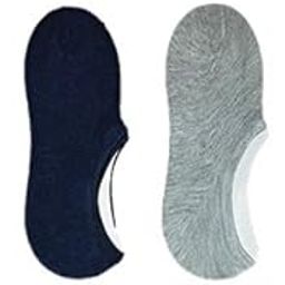 Unisex Cotton Loafer Socks with Silicon Support (Multicolour) - Set of 4-image-4