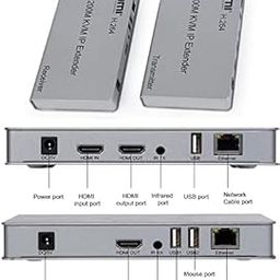 CARE CASE HDMI USB KVM Extender Up to 200M,KVM IP Extender RJ45 IP Network, Single cat5e/6/7 200M HDMI KVM Over IP Extender Full HD 1080P.(CC-EXT-048)-17