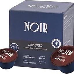 Noir's Americano Coffee Pods | Chocolate, Cherry, and Caramel Notes | Medium Roast | Dolce Gusto Compatible Pods | Pack of 12 Pods-image-29