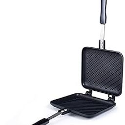 Aak Grilled Sandwich Panini Maker Hot Sandwich Maker Pan Nonstick Aluminum Flip Pan-picture-27