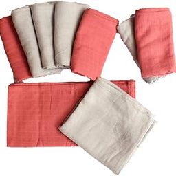 Merry Baby's Cotton Baby Muslin Clothes Multipurpose,(64 X 64 cm) Set of 9-image-11