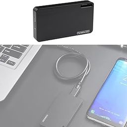 Ultra Slim Portable External Hard Drive, Solid State Mobile Hard Disk External Metal Hard Disk 1t Mobile Hard DiskPortable External Hard Drive,USB 3.2 Gen 2,Black External Hard Drive ( Size : 480-512G-16