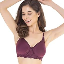 Women's Cotton Lightly Padded Wire Free Full Coverage Bra-2