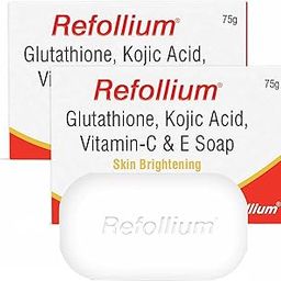 Refollium Kojic Acid & Glutathione Soap 75g – Skin Lightening, Anti-Pigmentation & Sun Damage Repair | With Vitamin C & E for Bright, Even Tone (2)-11
