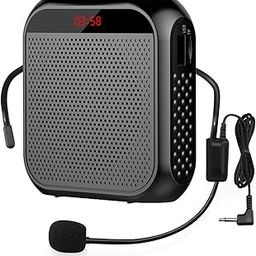 ZORBES® Portable Mini Voice Amplifier - 10W 2200mAh Portable Rechargeable PA System Speaker for Teachers, Singing, Coaches, Training-0