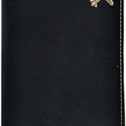 Leather Passport Cover, Passport Holder for Men and Women, Passport Case (Black)-image-80