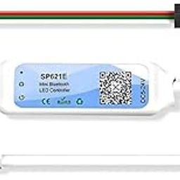 SP621E Pixel Strip Controller, App Control, Supports 600 Pixels, Compatible with WS2811 & WS2812B Strips, 142 Dynamic Modes, 18 Music Modes for RGBIC LED Light Strips (sp621e)-image-3