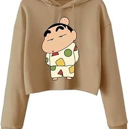 Funny Crop Hoodie Sweatshirt Women Casual Stylish Latest White Black Pink Lavender Beige Girl Cute-image-28