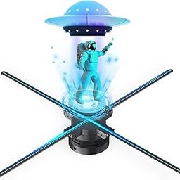 LOCOMOTO 3D Hologram Fan Advertising Display Best for Business,Store,Shop,Holiday with Wi-Fi Hi-Resolution 1600x576 PX Holographic LED Video Projector (4WING_19.6-inch)-image-85