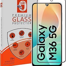 STP FEEL® Premium Tempered Glass Screen Protector Guard Compatible For Samsung Galaxy M36 5G (6.7 Inch, Pack of 1) | Edge to Edge Coverage With Easy to installation kit for Smartphone-8