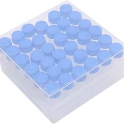SHUATI Vial Holder Rack 36PCS Graduated Marks High Quality Clear Sample Tubes Durable PP Material Cryo Tubes Science Experiments-10