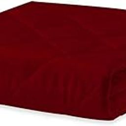 ADBENI HOME Quilted Cotton Extra Absorbent Quick Dry Sheet for Baby, Baby Bed Protector, Waterproof Baby Sheet, Cot Sheet, Crib Sheets, Crib Mattress Protection, Toddler Bedding, Small 70x50cm, Maroon-image-20