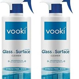 Vooki Eco-Friendly Glass & Smooth Surface Cleaner Spray, Non-Toxic Cleaning Liquid for Glass, Windows, Mirrors, Windshields, Smooth Surfaces - 500ml (Pack of 2)-image-15