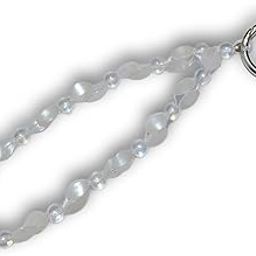 Voxsara Pearl Beaded butterfly Phone Strap – Handmade Wrist Lanyard Bracelet Charm for Women & Girls | Cute Kawaii Mobile Phone Chain | Anti-Lost Hanging Rope Keychain for Phone Cases & Accessories-image-1