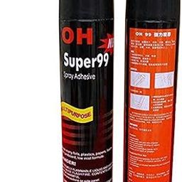PRANSUNITA Multipurpose Permanent Spray Adhesive Glue- Transparent � 600 ml Spray Can �bonds Foils, Plastics, Paper, Foam, Metal & Cardboard- Low mist Formula-image-44