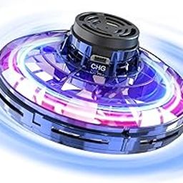 NHR Hand Spinner I Fingertip Upgrade Flight I Mini UFO Drone Flying Spinner I Gyro Flying Spinner Decompression Toy for Adult and Kids Multicolour-picture-2