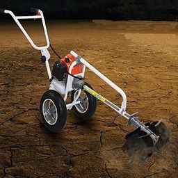 DVI 50CC 4 Stroke Trolley Brush Cutter| with Weeder Attachment | for Grass Trimming & Weeding Soil | with 80T, 3T, 2T Blade & TAP N Go (with Paddy Weeder Attachment)-image-48