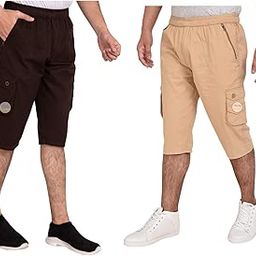 Men's Regular Capri Shorts-image-23