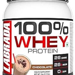 Labrada 100% Whey Protein Concentrate, Post Workout, 26g Protein, 0g Sugar, Chocolate, 2.2 lbs-image-48