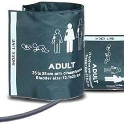 CARDITABS Reusable NIBP Cuff Bp Monitor Cuff for Multipara Patient Monitor (Not For Home BP Monitor) (Adult(25-35cm))-2