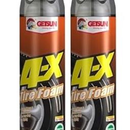 2 Piece Set 4X Tire Foam Cleaner 650ml - Advanced Cleaning & Shine Formula, Protects & Beautifies Your Tires-13