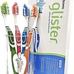 Amway Advanced Persona Glister Manual Toothbrush For Adults- Pack Of 4, Multicolor-6