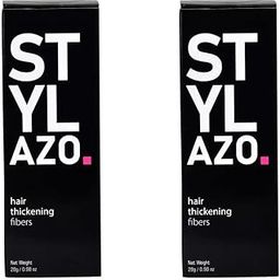 Stylazo Hair Fiber Black Keratin Thick Fiber - Hair Building Fiber Black for Men & Women – Instant Hair Concealer 28 Grams Hair Loss Concealer (Black)-16