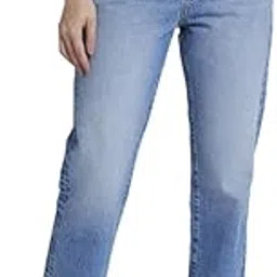 spykar Women Light Blue Cotton Wide Leg Fit Ankle Length Clean Look Jeans -(Bella-Wide Leg)-picture-15