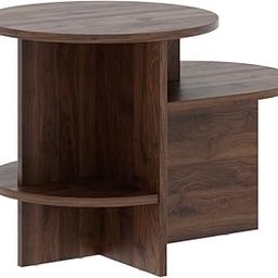 Wakefit Bedside Table| Engineered Wood Side Table Without Drawer | 1 Year Warranty | - Level - Columbian Walnut-image-69