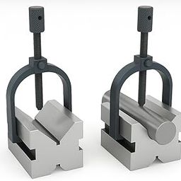 Kalsi Brothers Precision Steel V-Block with Clamp Set – 32x32x40mm Hardened & Ground-6