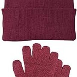 Krystle Boy's and Girl's of School Winter Woolen Cap and Glove (5-10 Years) (Specially for Kids) (Marron)-image-11