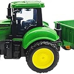 PROBABE Farm Tractor Toy with Trolley for Kids, Agricultural Vehicle with Detachable Wagon Vehicle Gift for 3+ Year Boys-picture-16