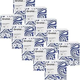 Kindle&Kettle 1 Ply Tissues paper napkins Soft And Highly Absorbent | 100% Natural Virgin Cellulose Fiber | Food Safe (Pack of 10 (10 rolls, 1000 napkins))-image-23