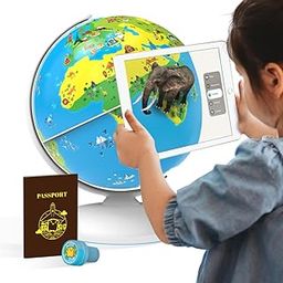 Shifu Educational Globe for Kids with 1000+ Facts on Animals, Places, Monuments and More - Orboot Earth Augmented Reality Based Fun Learning, Interactive Game ( 4-10 Years)-13