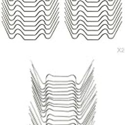 CALANDIS™ 100 Pieces Glazing Clips Stainless Steel W Type 1.2mm Thick | Greenhouses & Cold Frames | Garden Structures & Shade | Yard, Garden & Outdoor Living-image-56