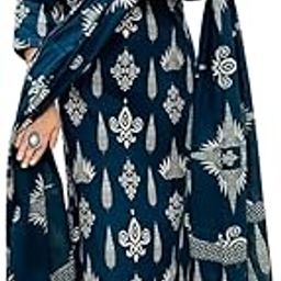 Women's Cotton Printed Kurta Set with Dupatta | Ethnic Indian Straight Kurti and Pant Set for Women | Comfortable Daily & Festive Wear Suit Set-image-18
