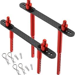 Rc Body Post Mounts for Axial Scx10 90046 1/10 Rc Car Accessory Black Red-picture-24