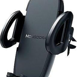 Mongoora Universal Air Vent Car Phone Mount Holder with One Click Release Button, Compatible with All Smartphone with 360° Rotation, Mobile Holder for Cars (Black)-image-52