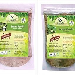 Natural Healthlife Care Combo of Brahmi Leaves & Bhringraj Leaves Powder, 227 (Pack of 2)-image-89