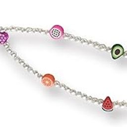 Stylish White Pearls and Colorful Beaded Phone Charm | Mobile Charm | Unisex Phone Charm-image-34