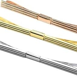 CALANDIS™ 3 Pieces Collar Bar Shirt Clip Men's Shirt Suit Collar Pin For Gentlemen | Mens Jewelry-image-82