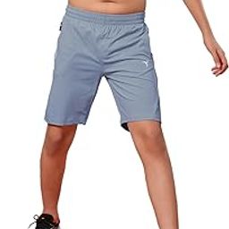 TECHNOSPORT Boy's Slim Fit Herringbone Shorts with Quick Dry, Anti Microbial Properties for Running, Sports & Regular Use-image-40