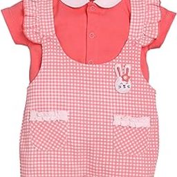 100% Pure Cotton Dungarees for Baby Girls-image-96