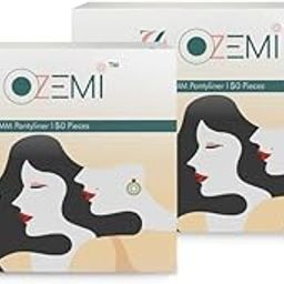Ozemi Panty liners daily use Ultra-thin Anti-Bacterial Anion Technology, Protection for 8 Hours for Pre & Post period use, Guard against Leakage, discharge and rashes, Non-period Days & Spotting, 150 mm, Pack of 100-image-44
