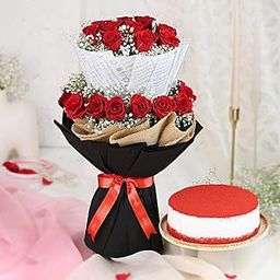 Fnp Ravishing Red Love Gift Combo-image-29